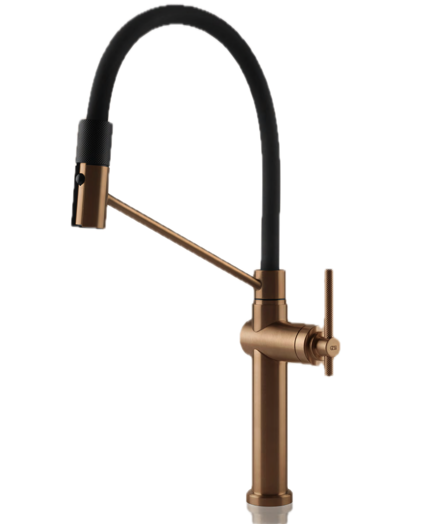 grifos-de-cocina-con-ducha-fabricante-gessi-modelo-habito-collection-colores-bronce-negro