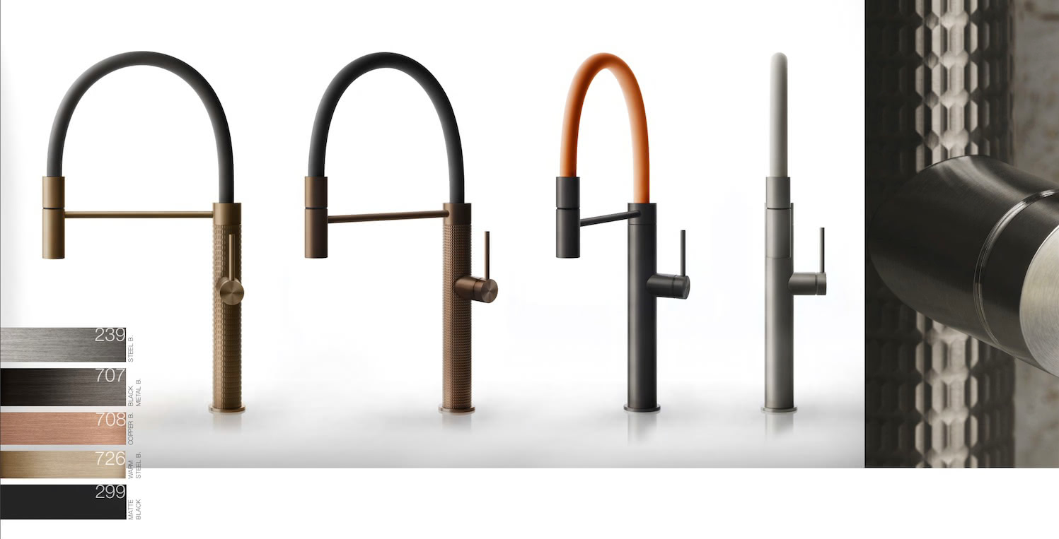 grifos-de-cocina-fabricante-gessi-modelo-colores-cobre-negro-acero-dorado-black-metal-316